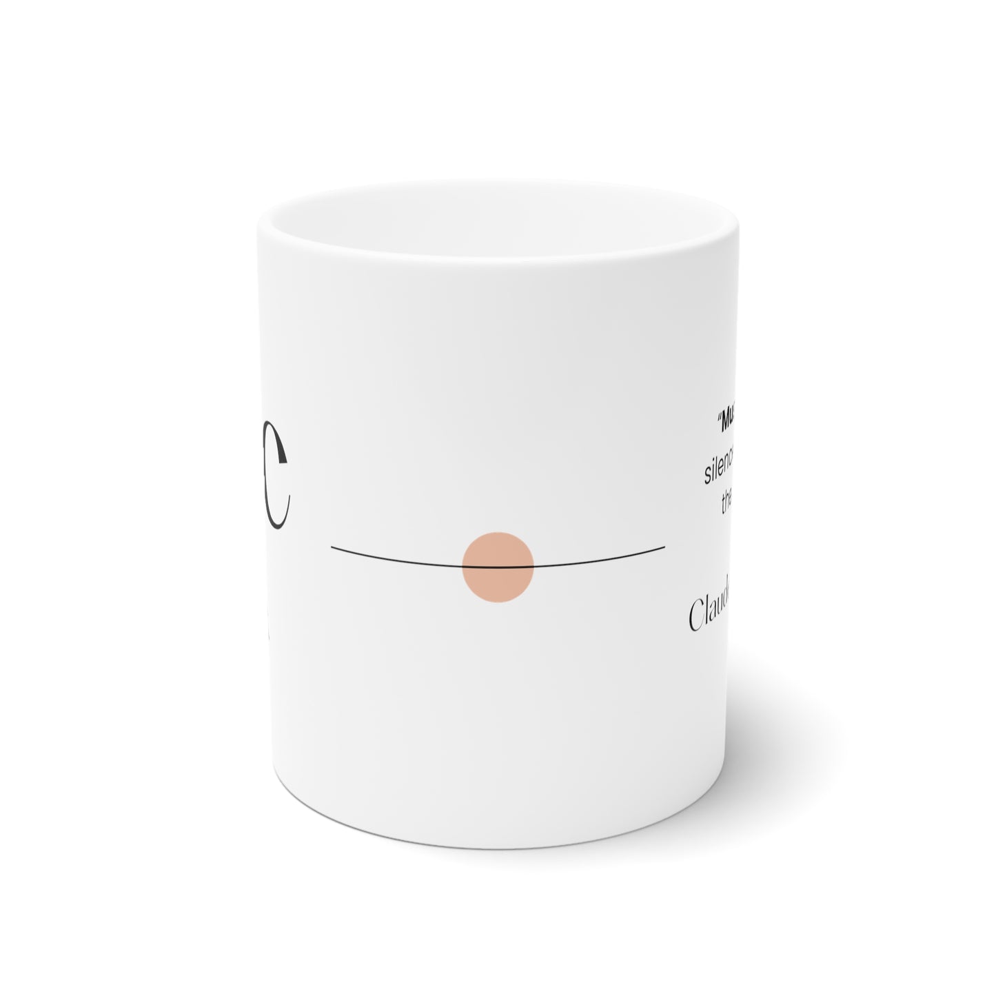FCA Mug with Claude Debussy Quote